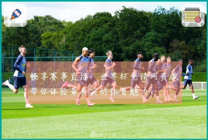 畅享赛事直播，世界杯竞猜网页版带你体验最真实的体育魅力